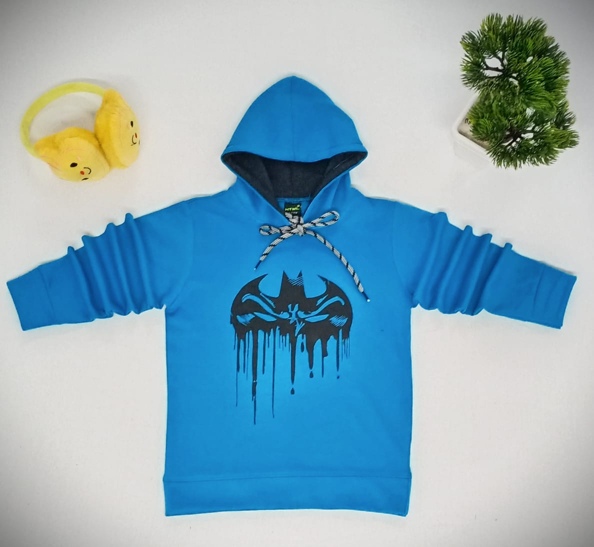 Kids Hood Black Spider