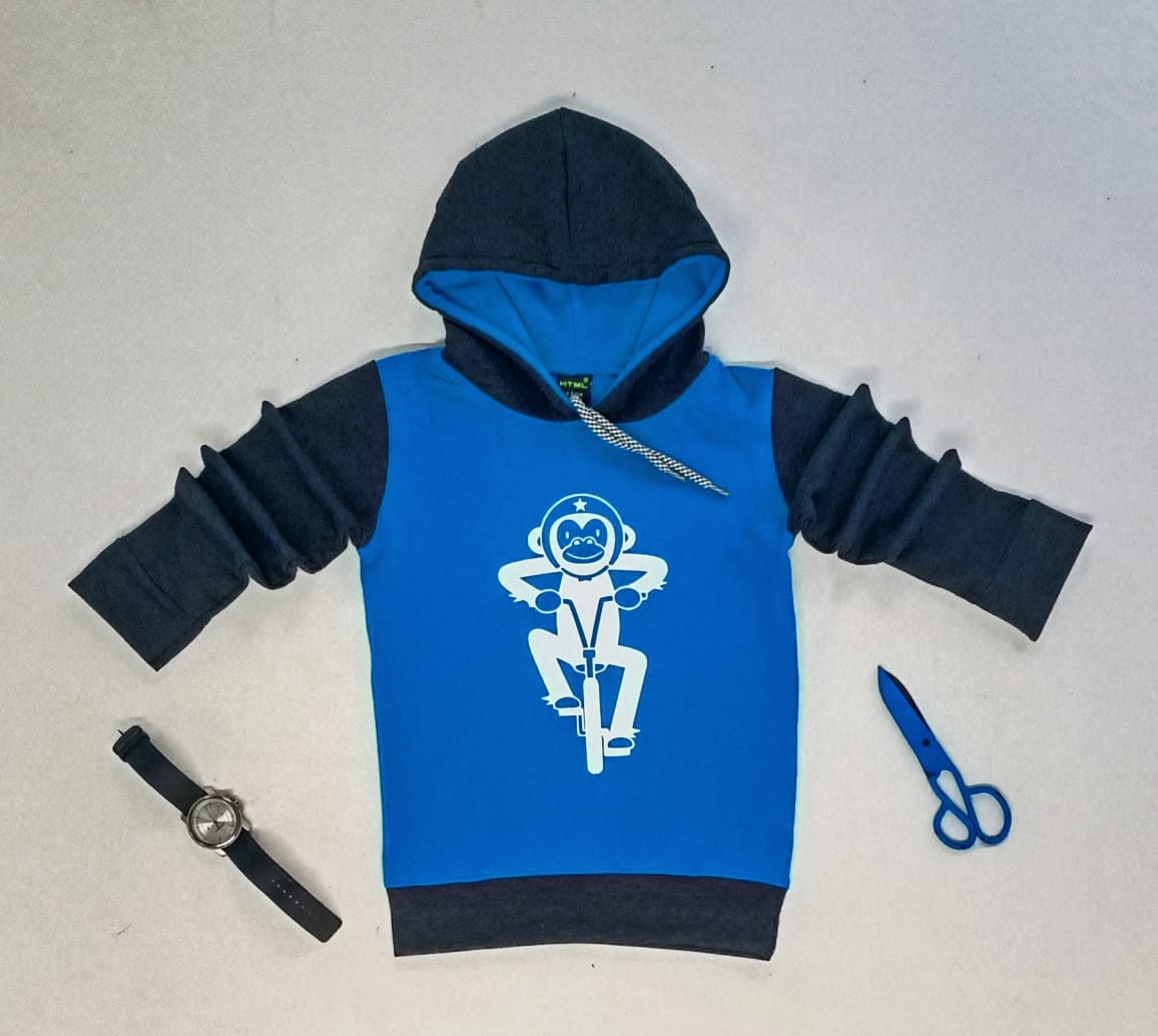 blue cycle hood